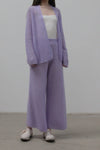 SWAYING/KNIT Seamless Mohair Suit SW212SZ69 Lilac PS16
